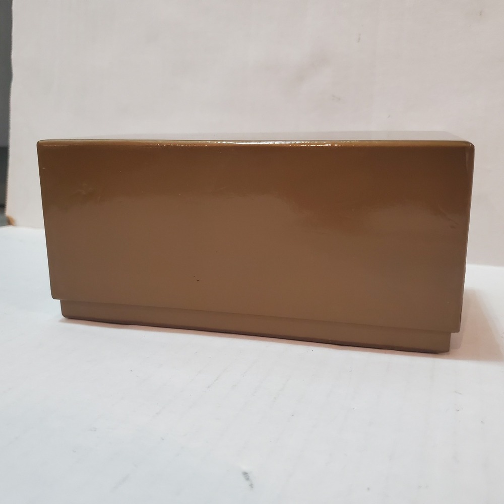 Gucci Brown Glossy Eyewear Sunglasses Storage Box GG Monogram Interior - Picture 10 of 10